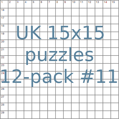 British 15x15 puzzles 12-pack no.11