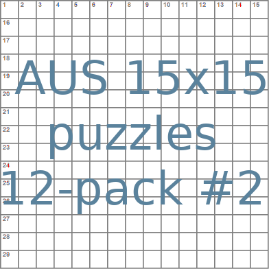 Australian 15x15 puzzles 12-pack no.2