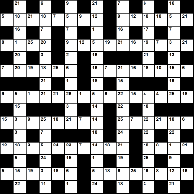 British 15x15 codeword puzzle no.312