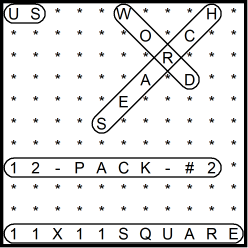 American 11x11 Wordsearch puzzles 12-pack no.2