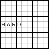 Sudoku 9x9 hard puzzle no.352