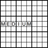 Sudoku 9x9 medium puzzle no.318