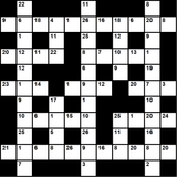 Australian 11x11 codeword puzzle no.302