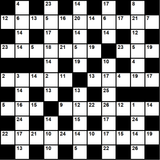 Australian 11x11 codeword puzzle no.303