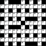 Australian 11x11 codeword puzzle no.309
