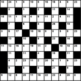 Australian 11x11 codeword puzzle no.312