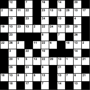 Australian 11x11 codeword puzzle no.314