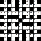 Australian 11x11 codeword puzzle no.316