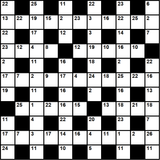 Australian 11x11 codeword puzzle no.319