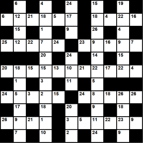 Australian 11x11 codeword puzzle no.320