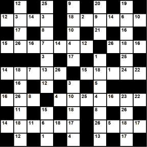 Australian 11x11 codeword puzzle no.321