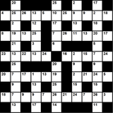 Australian 11x11 codeword puzzle no.323