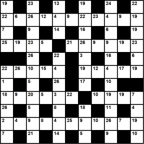 Australian 11x11 codeword puzzle no.326