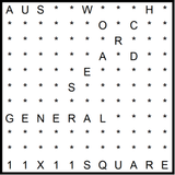 Australian 11x11 Wordsearch puzzle no.329 - general