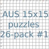 Australian 15x15 puzzles 26-pack no.1
