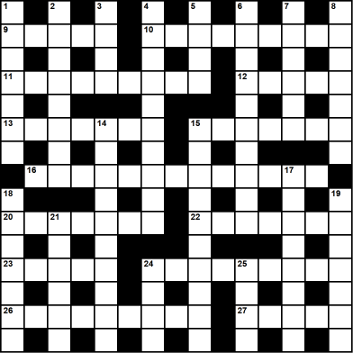 Australian 15x15 simple puzzle no.305