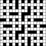 Australian 15x15 simple puzzle no.307