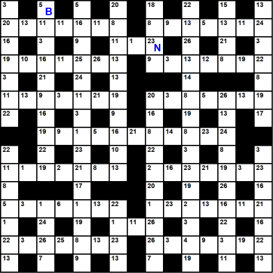 British 15x15 codeword puzzle no.325