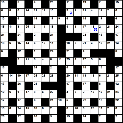 British 15x15 codeword puzzle no.329