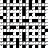 British 15x15 codeword puzzle no.332
