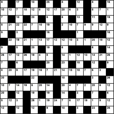 British 15x15 codeword puzzle no.336