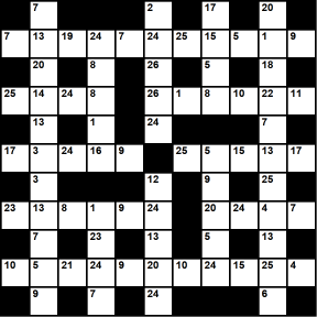 British 11x11 codeword puzzle no.315