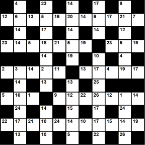British 11x11 codeword puzzle no.323