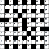 British 11x11 codeword puzzle no.326