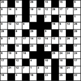 British 11x11 codeword puzzle no.328