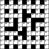 British 11x11 codeword puzzle no.329