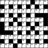 British 11x11 codeword puzzle no.339