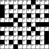 British 11x11 codeword puzzle no.341