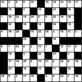 British 11x11 codeword puzzle no.342