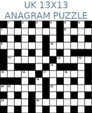 British 13x13 anagram crossword puzzle no.311