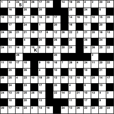 British 15x15 codeword puzzle no.324