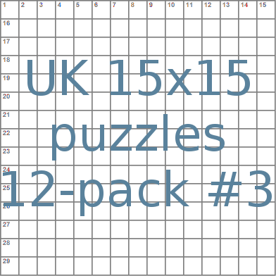 British 15x15 puzzles 12-pack no.3