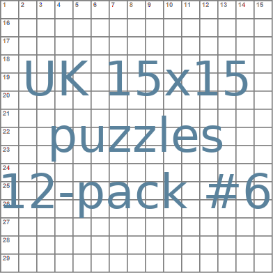 British 15x15 puzzles 12-pack no.6