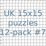 British 15x15 puzzles 12-pack no.7