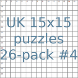 British 15x15 puzzles 26-pack no.4