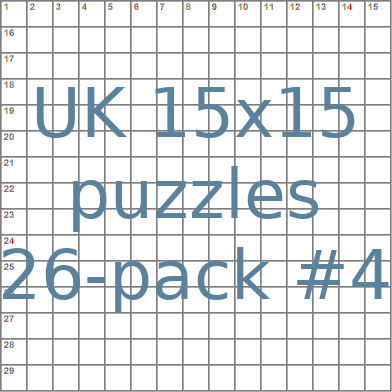 British 15x15 puzzles 26-pack no.4