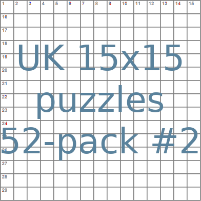 British 15x15 puzzles 52-pack no.2