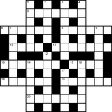 British 13x13 Christian puzzle no.319
