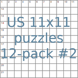 American 11x11 puzzles 12-pack no.2