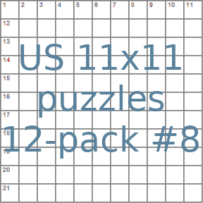 American 11x11 puzzles 12-pack no.8