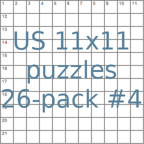 American 11x11 puzzles 26-pack no.4