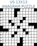 American 13x13 anagram crossword puzzle no.302