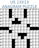 American 13x13 anagram crossword puzzle no.312