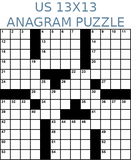 American 13x13 anagram crossword puzzle no.322