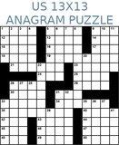 American 13x13 anagram crossword puzzle no.325