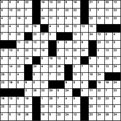 American 15x15 codeword puzzle no.306